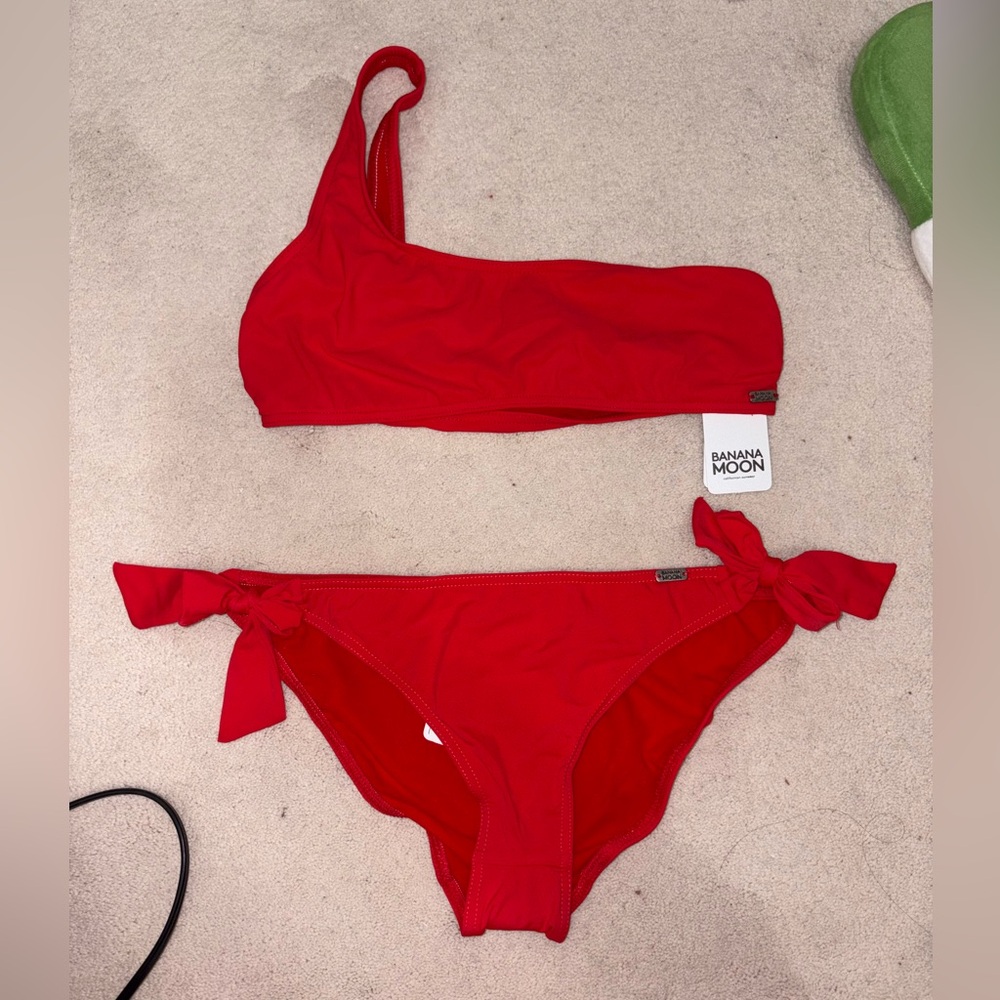 NEW Banana Moon Red Bikini Set